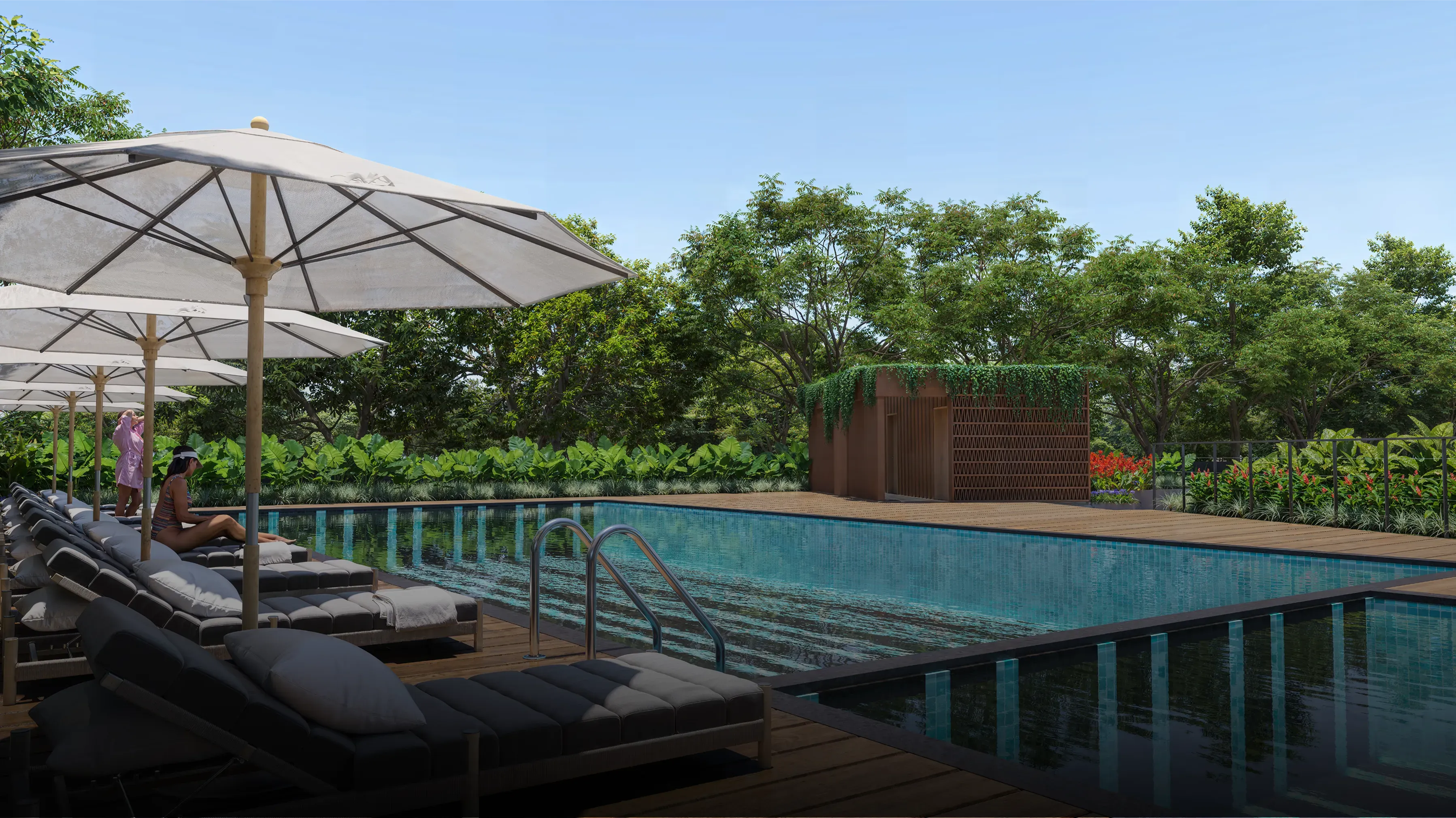 Temperature-controlled Pool